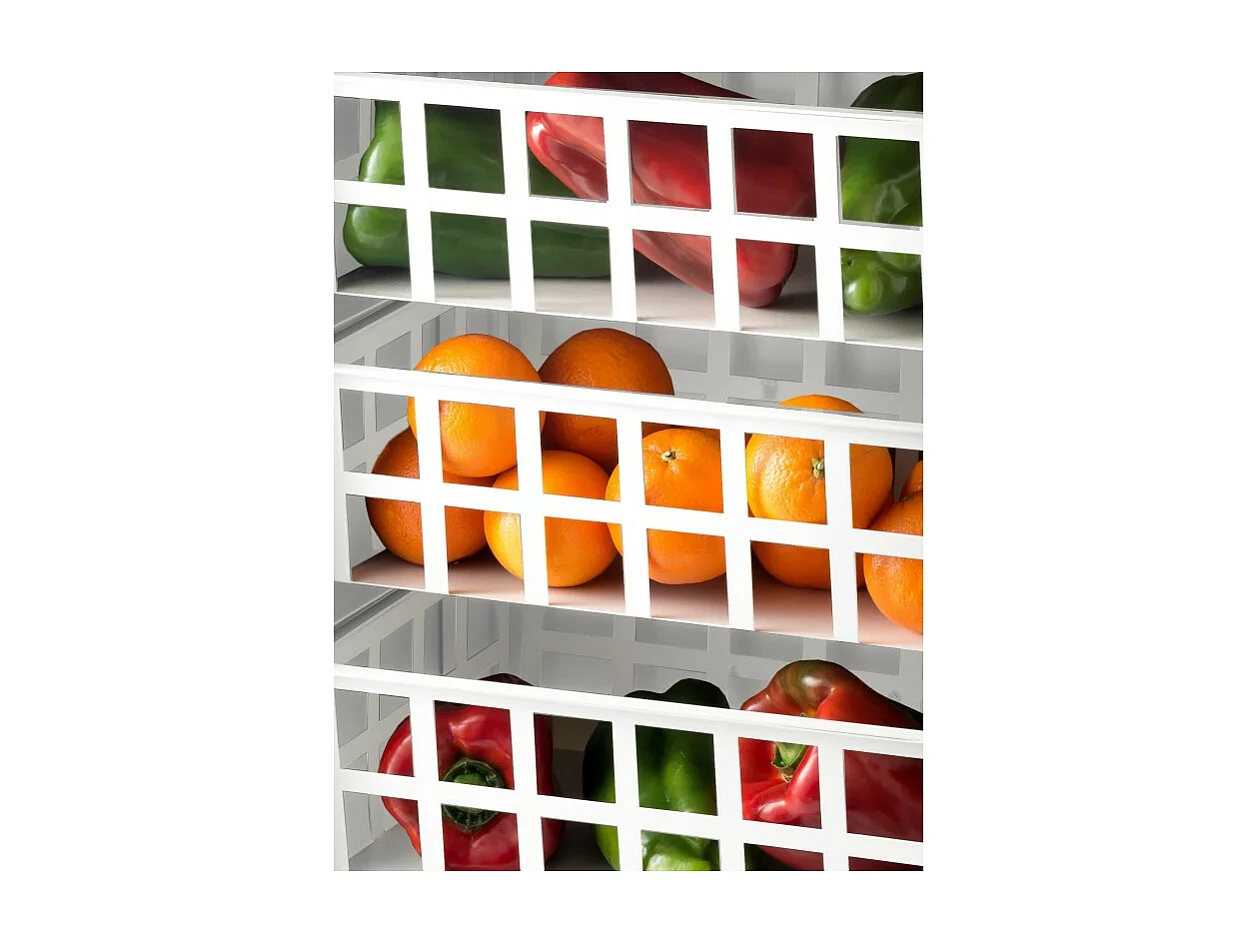 Carrello da cucina, Carrello con ruote portatutto - Bianco, Acciaio inox - 93*48*34cm - MOHER