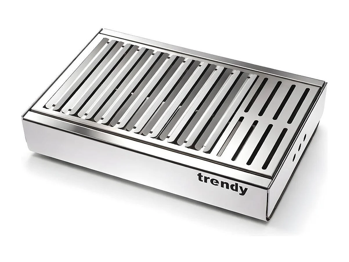 Barbecue portatile compatto a carbone TRENDY in acciaio inox