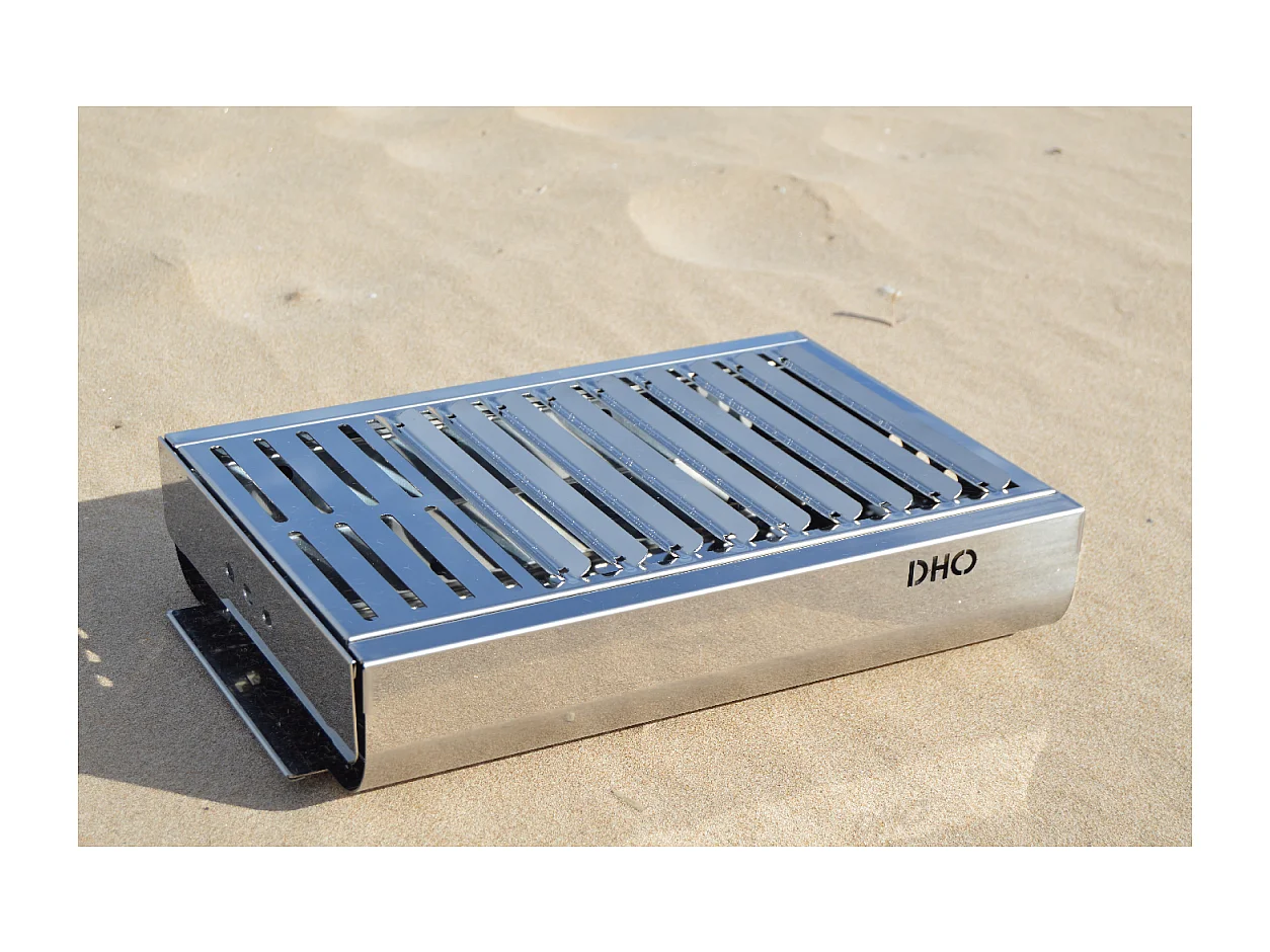 Barbecue portatile compatto a carbone TRENDY in acciaio inox