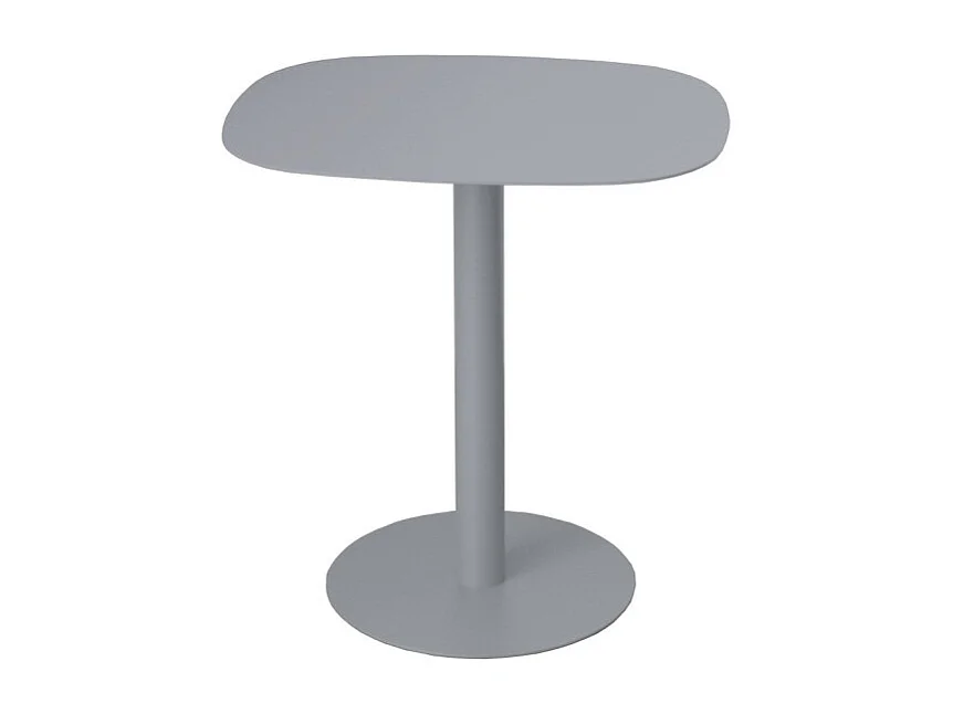 Mesita Auxiliar Salón, Metálica, Diseño Escandinavo, Funcional – Gris - 51*49*38 cm – SKANDY
