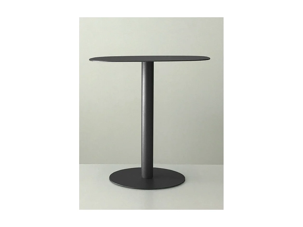 Beistelltisch, Couchtisch klein, Metall, skandinavisches Design, funktionell - Schwarz - 51*49*38 cm - SKANDY