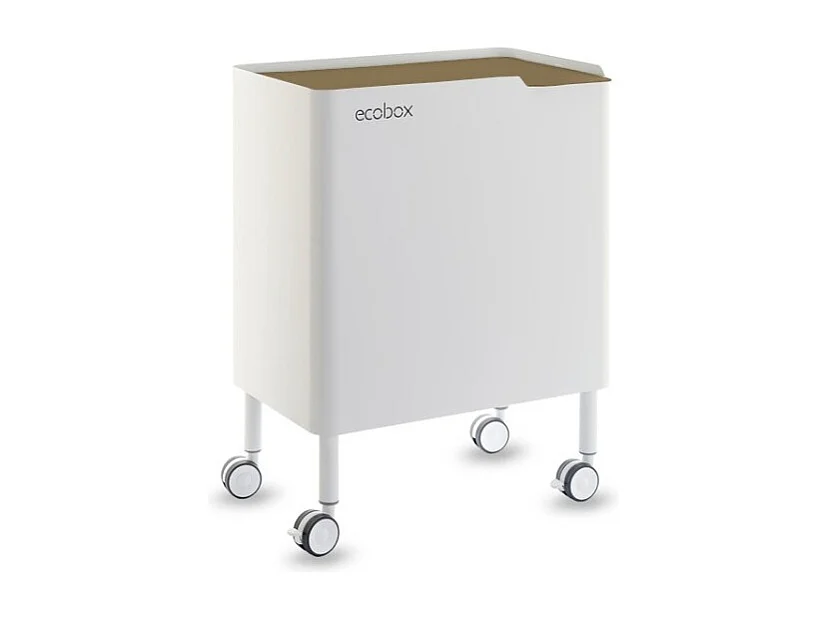 Ergonomischer, funktioneller und eleganter Mülleimer, 2 x 20L, ECOBOX NOA