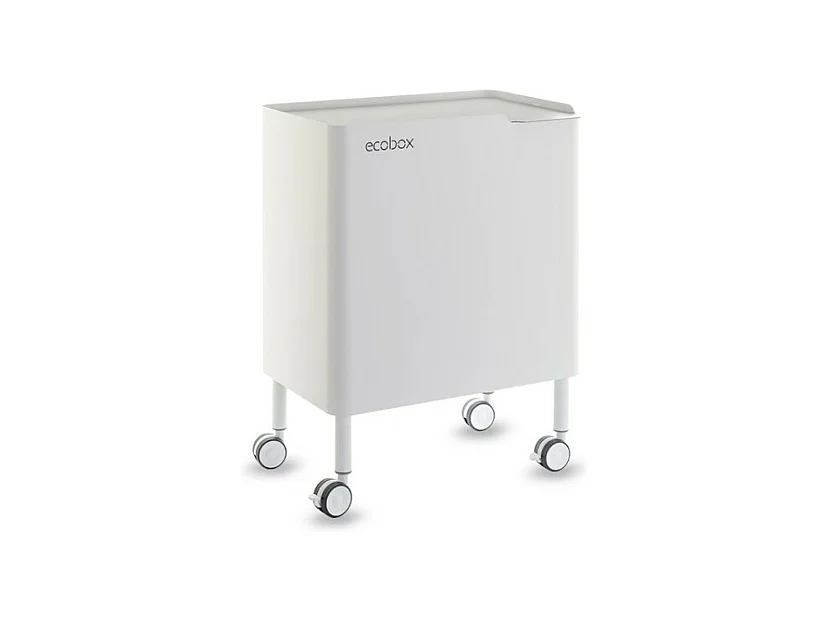 DON HIERRO - Cubo de basura ergonómico, funcional y elegante, 2 x 20 litros, ECOBOX NOA-