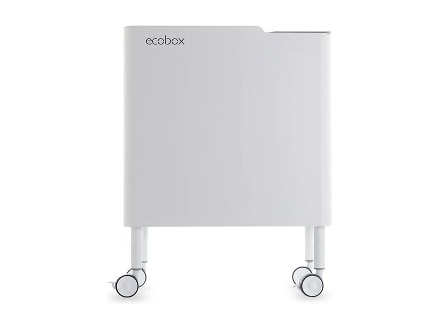 DON HIERRO - Cubo de basura ergonómico, funcional y elegante, 2 x 20 litros, ECOBOX NOA-