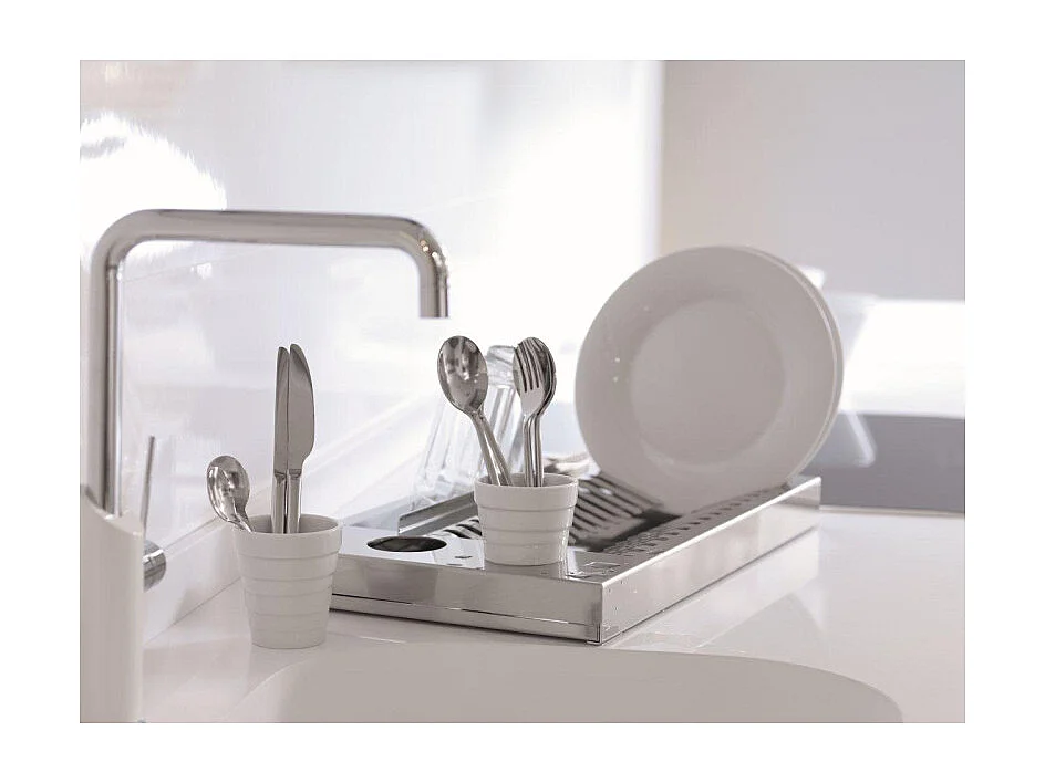 DON HIERRO - Escurreplatos de diseño en Acero Inoxidable OBI-