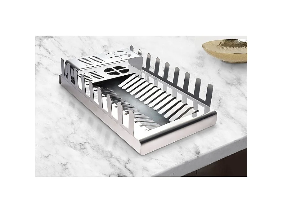 DON HIERRO - Escurreplatos en acero inoxidable para encimera. DROP Inox-