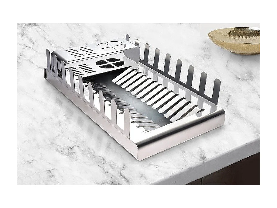 DON HIERRO - Escurreplatos en acero inoxidable para encimera. DROP Inox-