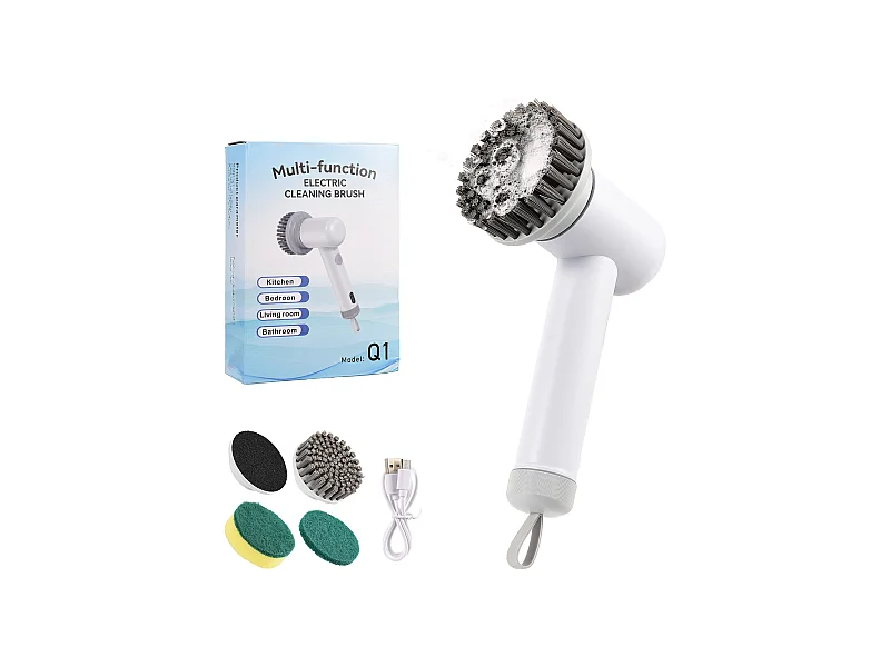 Brosse de Nettoyage Électrique Portatives,  Brosse Remplaçables, pour Nettoyage du Carrelage