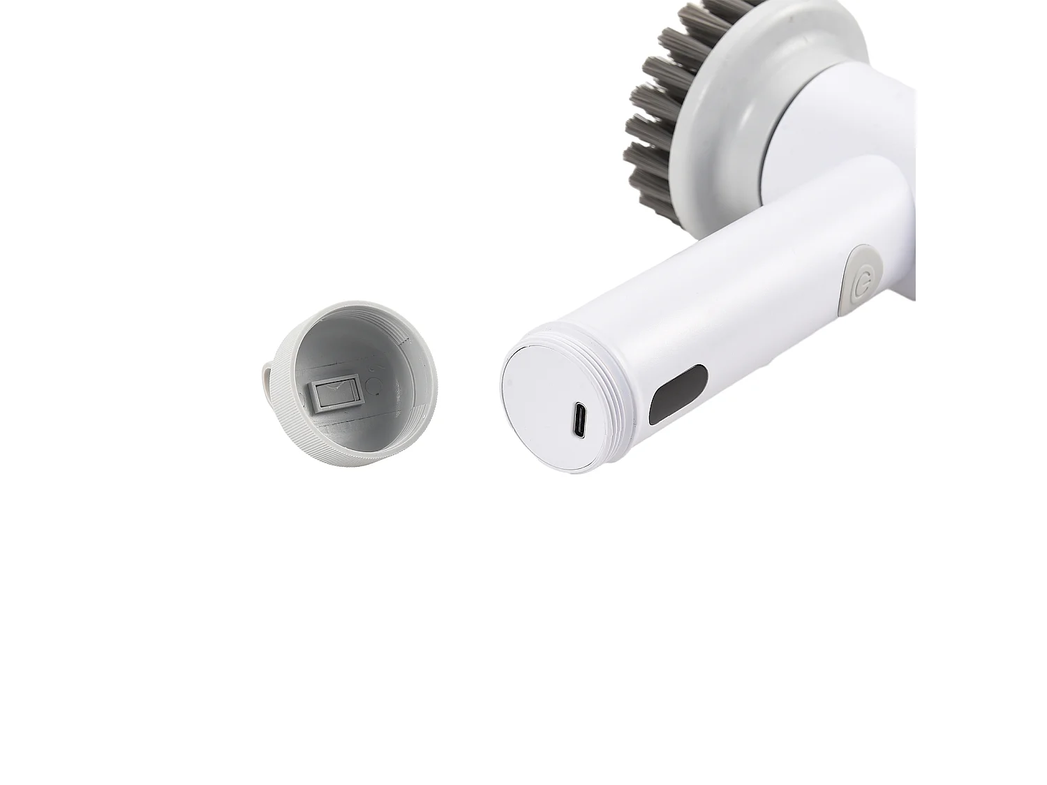 Tragbare elektrische Reinigungsbürste, austauschbare Bürste, zum Reinigen von Fliesen