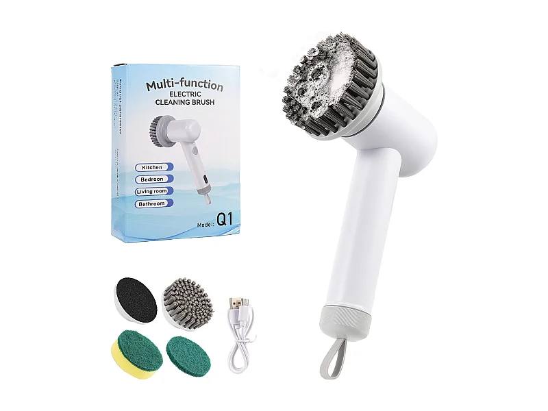 Brosse de Nettoyage Électrique Portatives,  Brosse Remplaçables, pour Nettoyage du Carrelage