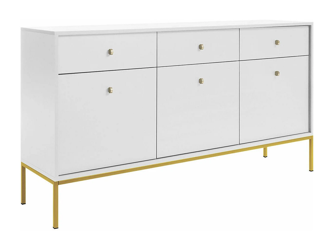 Aparador AMBIHOME ALPHA Branco 154x39x83cm