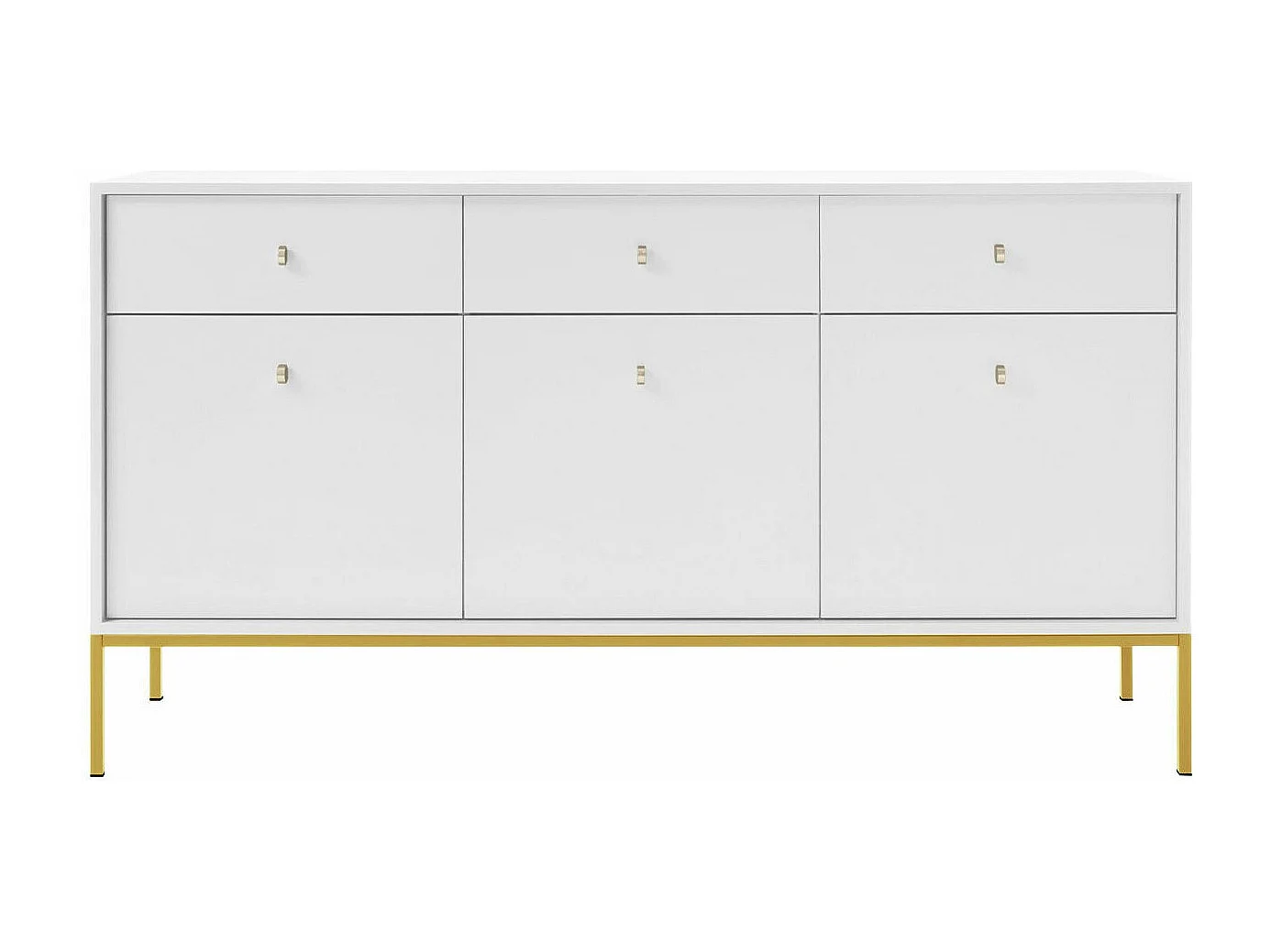 Aparador AMBIHOME ALPHA Branco 154x39x83cm