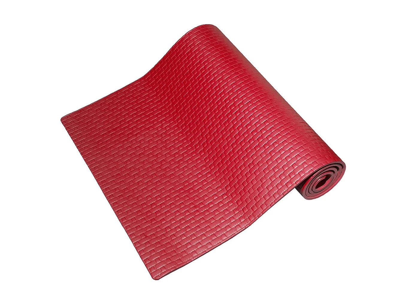 Tapis de YOGA FITNESS pour salle de gym pilates douce 173x61X0,8 cm ROUGE