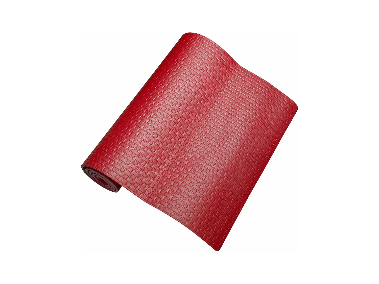 Tapete YOGA FITNESS para academia de pilates macio 173x61X0,8 cm VERMELHO