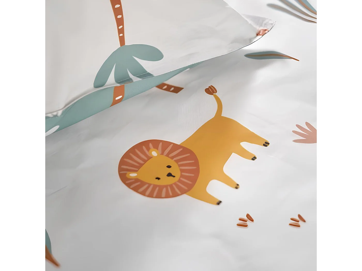 Juego de cama funda nórdica 140 x 200 + 2 fundas de almohada 63 x 63