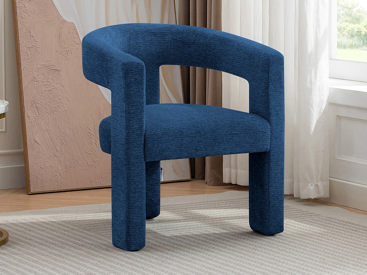 Divano angolo a destra in Tessuto testurizzato Beige stile di design