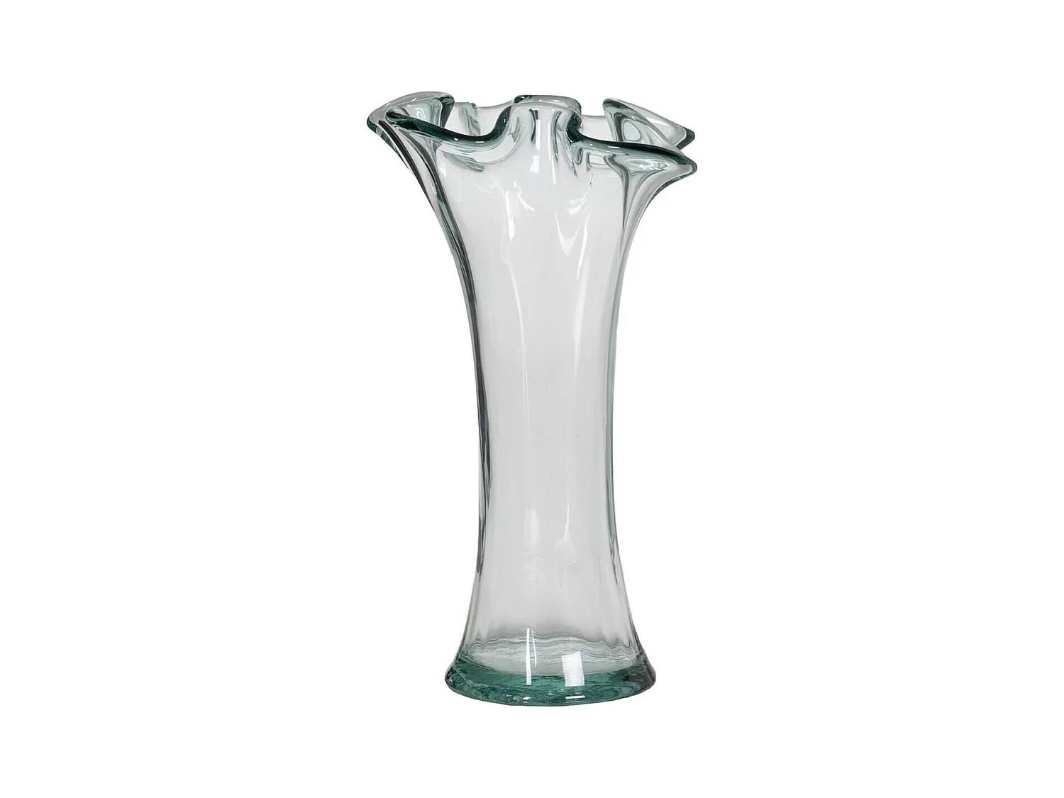 Vase WE CARE Beige verre recyclé 20 x 20 x 30 cm