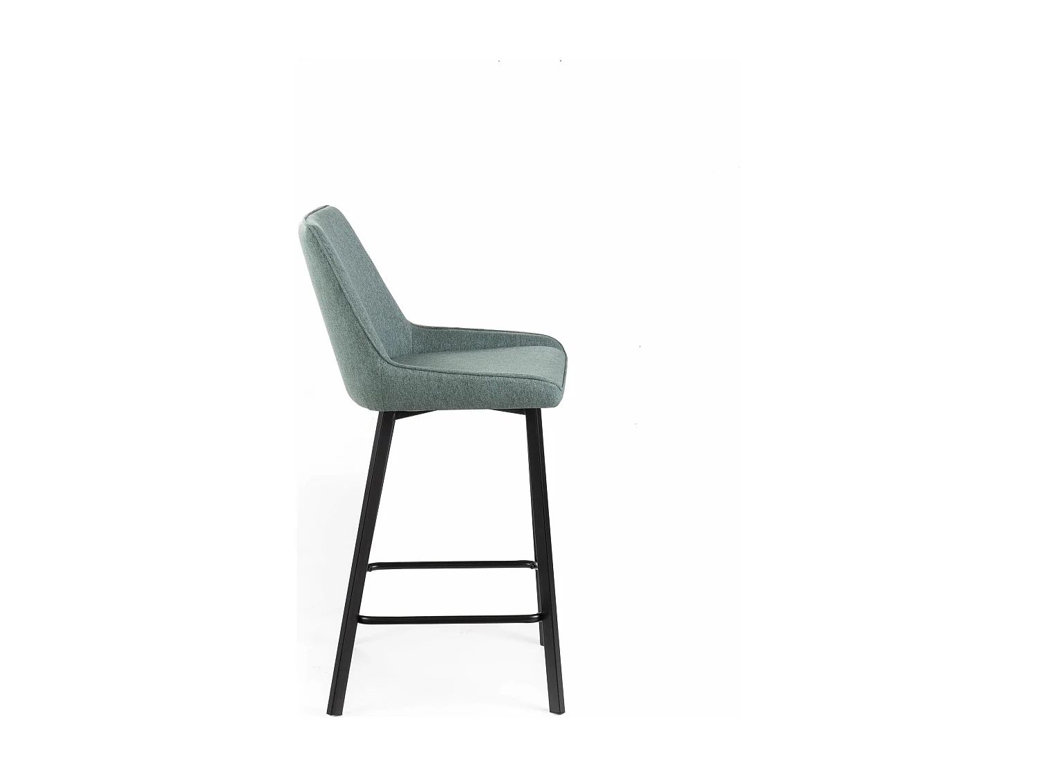 Fox - Sgabello in tessuto nero - Set da 2 pz