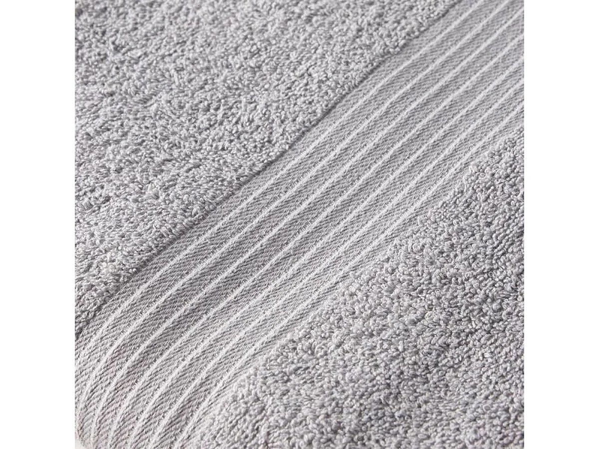 Maxi drap de bain 100% coton 90x150 cm, coloris acier, Today Essential