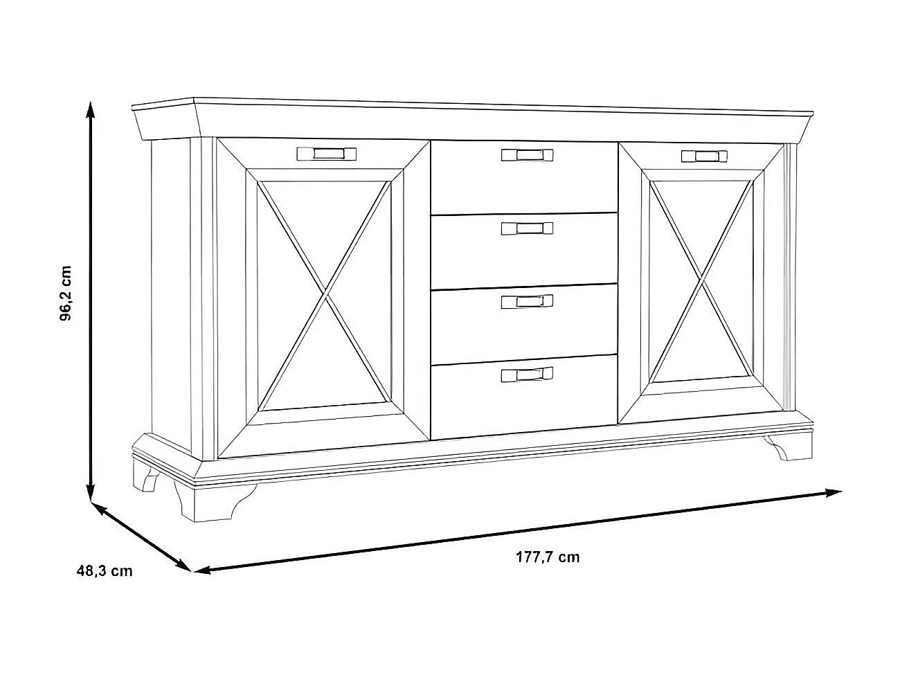 Sideboard Kasmir/Beige