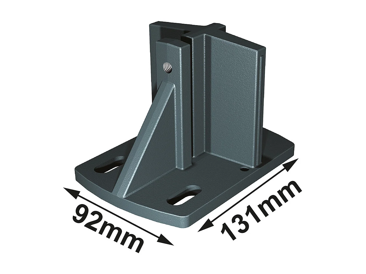 Pergola toile rétractable motorisée PYRITE 4 x 4 m - Armature blanc - Toile acrylique gris foncé + LED