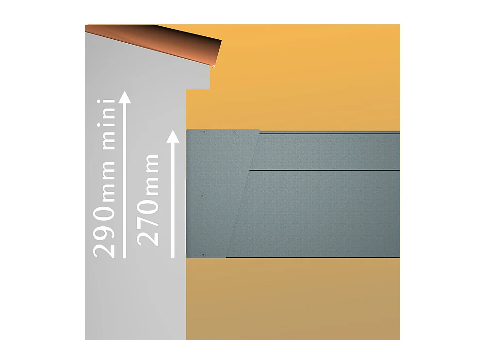 Pergola rétractable HYLIA 5,00x5,213 m Motorisé à Télécommande - Gris