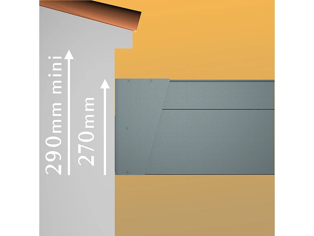 Pergola rétractable HYLIA 4,50x4,109 m Motorisé à Télécommande - Gris