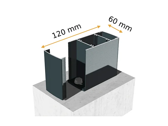 Pergola solaire photovoltaïque CORNALINE 5,74x3,95m 10 panneaux (Gris anthracite RAL 7016)