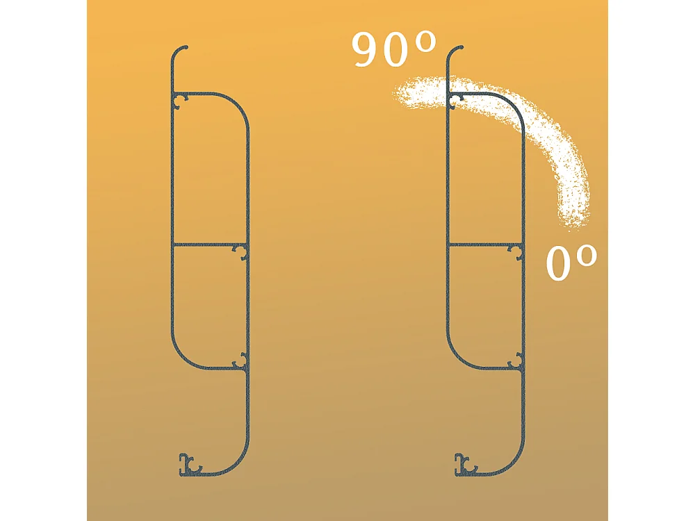 Pergola bioclimatique LOLITE 4,00x4,613 m Vérin à Télécommande - Gris