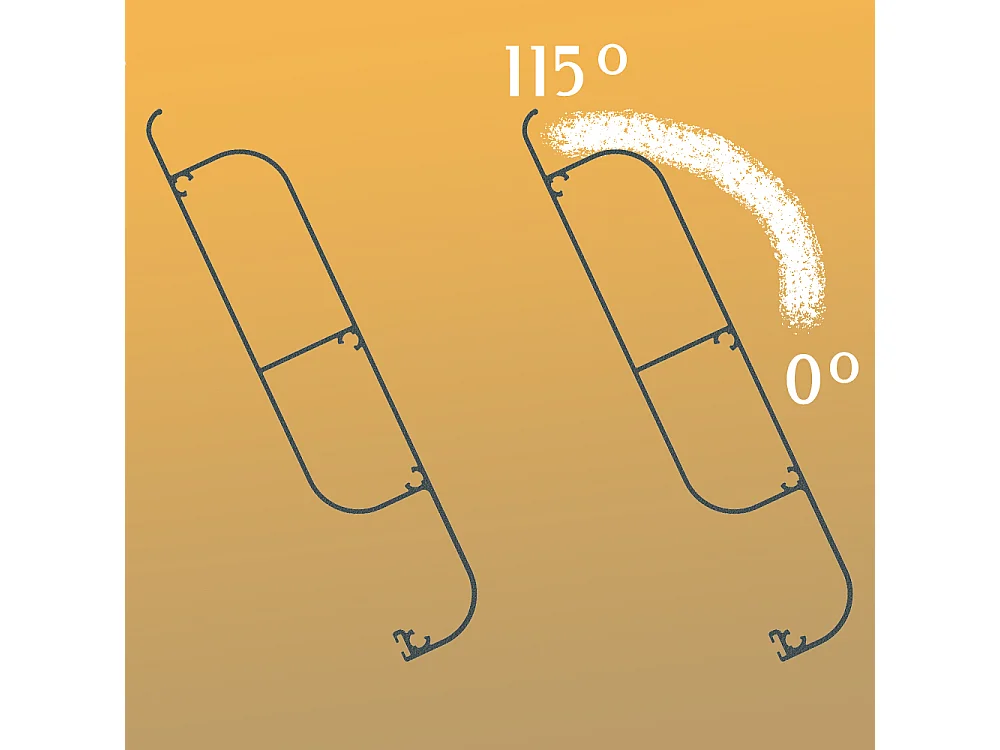 Pergola bioclimatique SPINELLE 4,50x4,987 m Double vérin à Télécommande - Gris