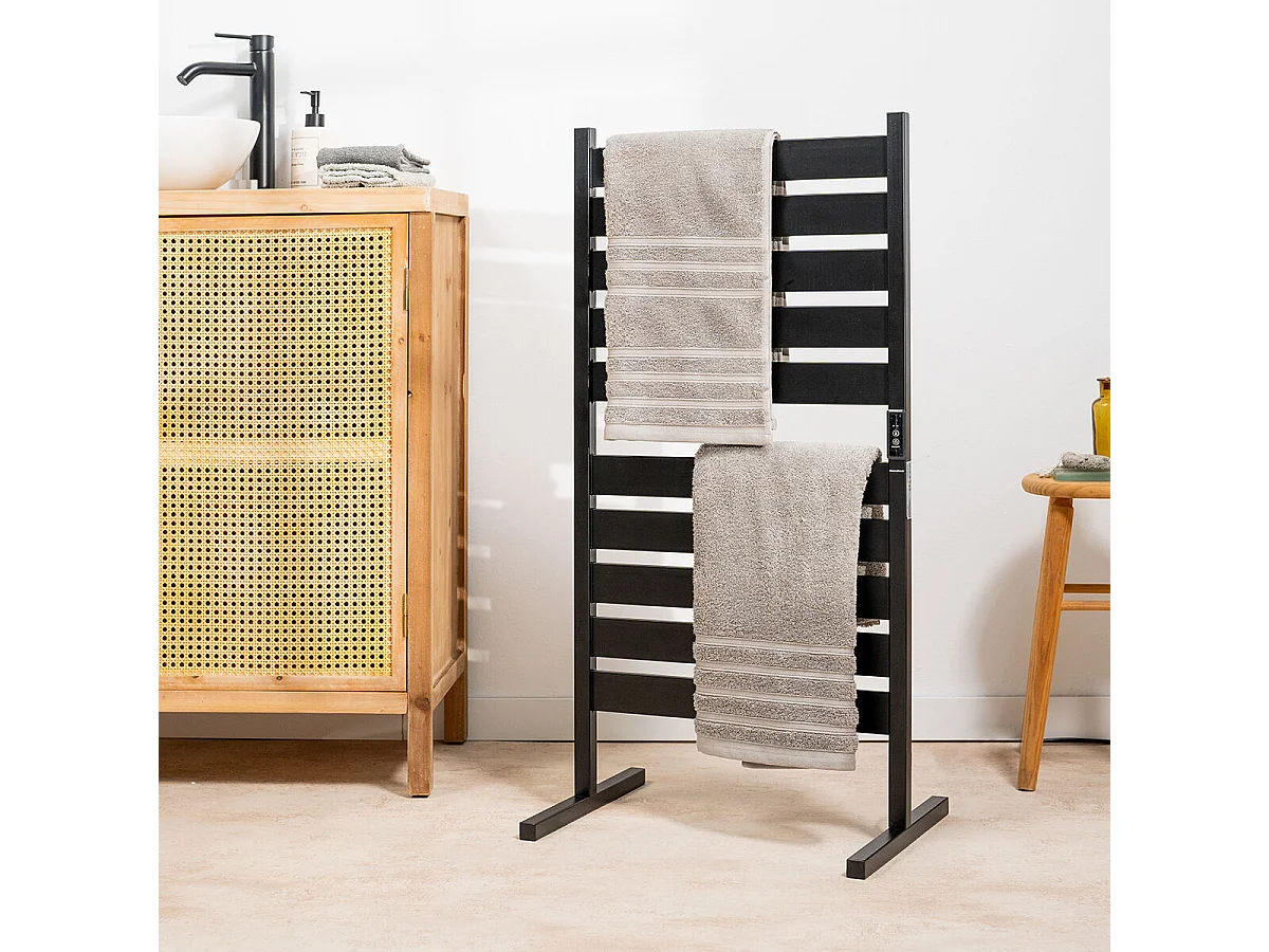 Porte-serviettes électrique pour mur ou sol Towarall InnovaGoods 10 Barres