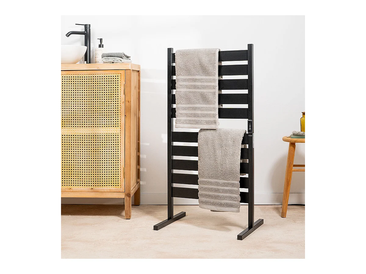 Porte-serviettes électrique pour mur ou sol Towarall InnovaGoods 10 Barres