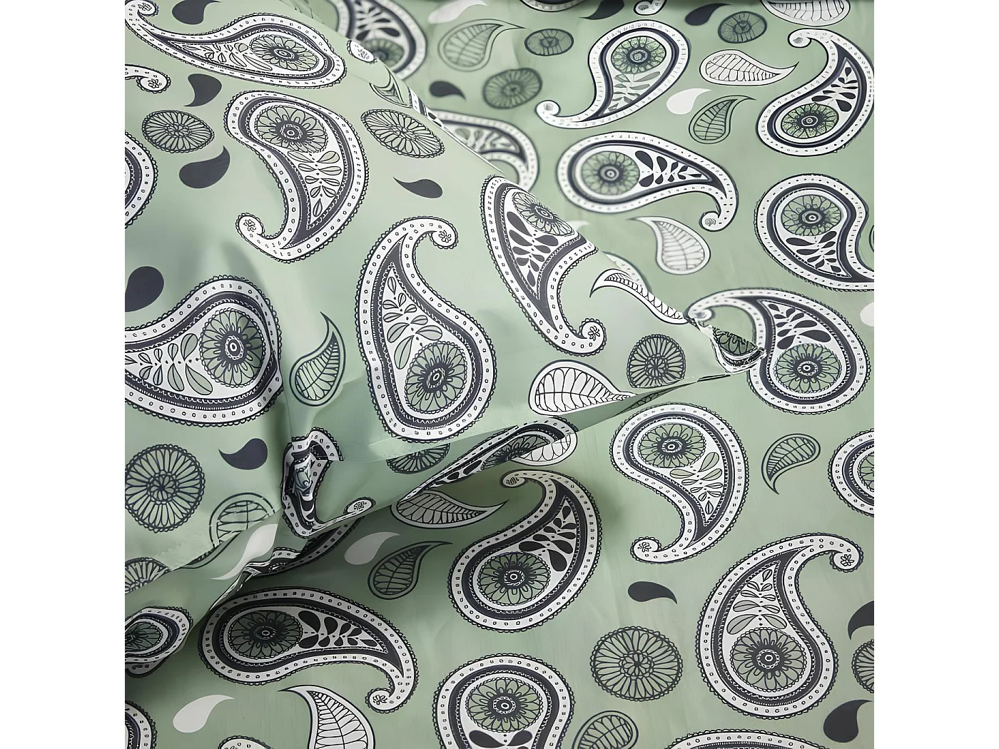 Parure de lit 2 personnes 100% coton imprimé 240x260 cm, Sunshine, Today