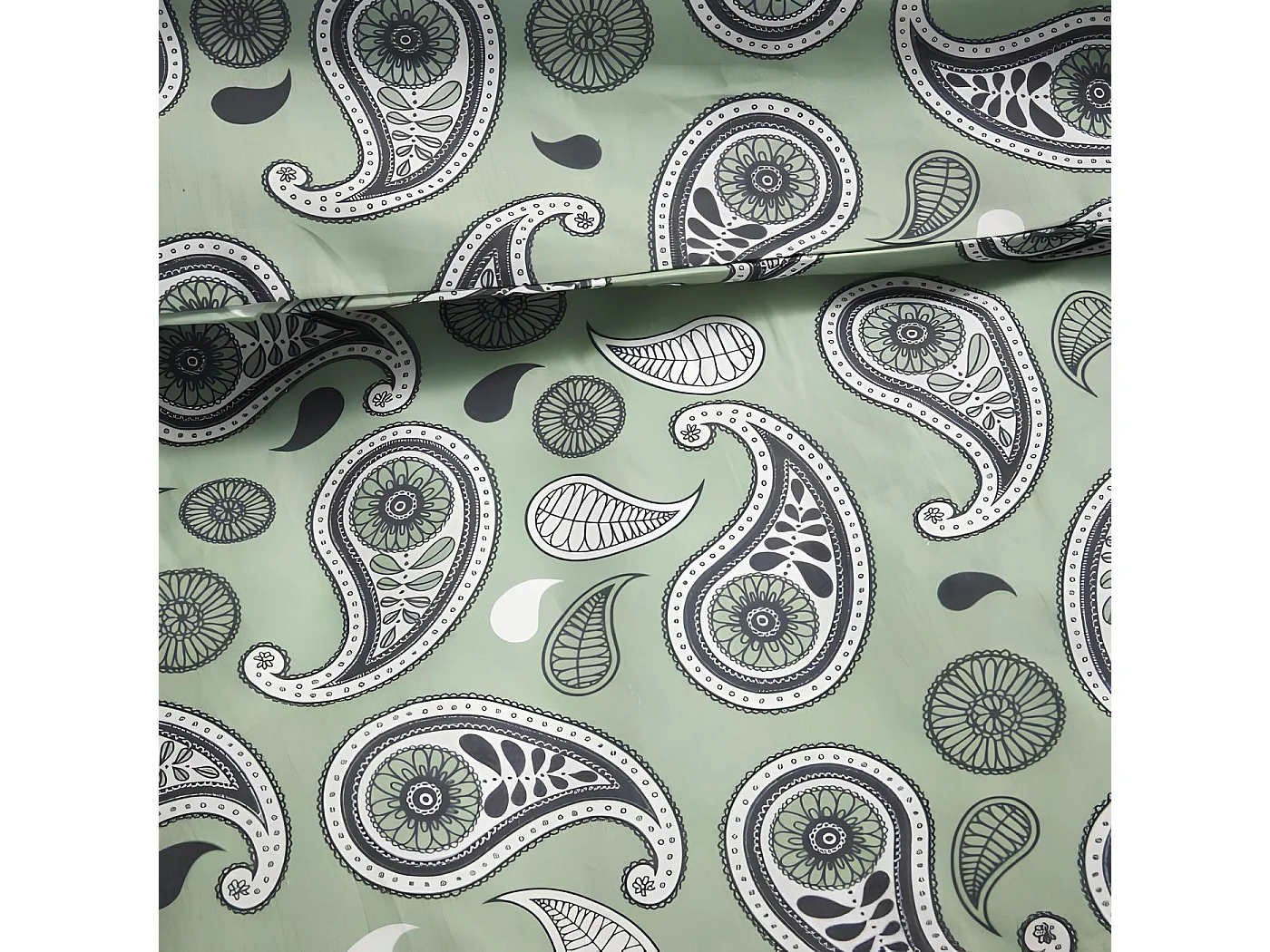 Parure de lit 2 personnes 100% coton imprimé 240x260 cm, Sunshine, Today