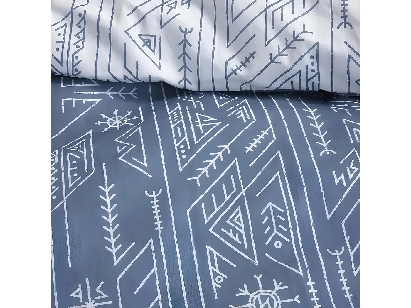 Parure de lit imprimée 100% coton 220x240 cm, Sunshine 16.7