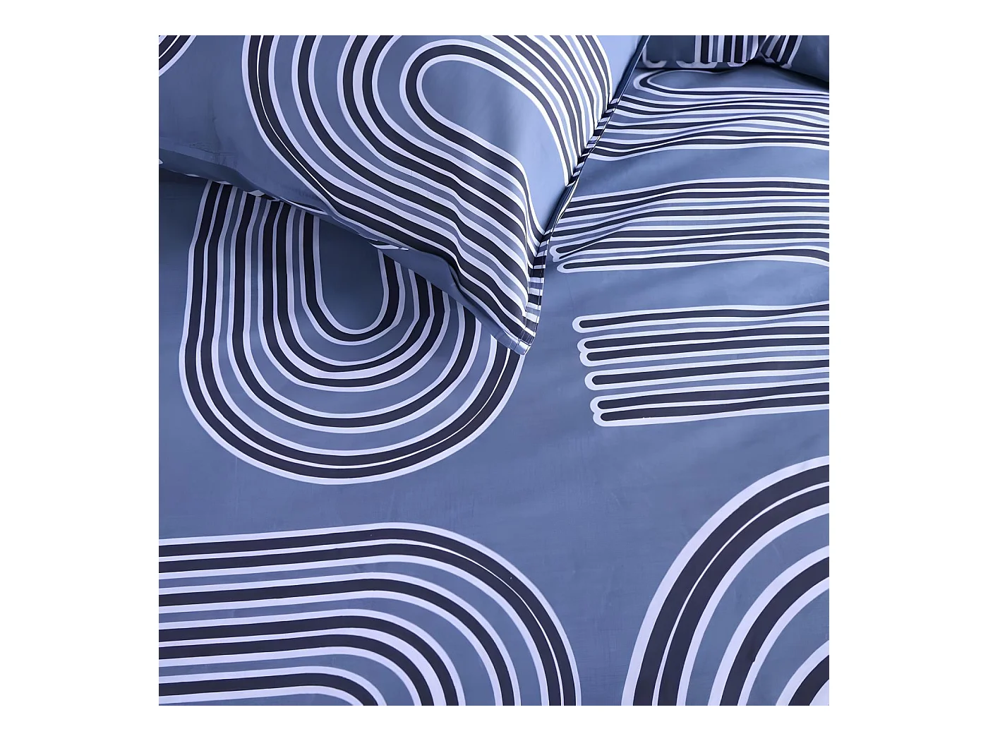 Parure de lit imprimée en coton 140x200 cm, Sunshine, Today