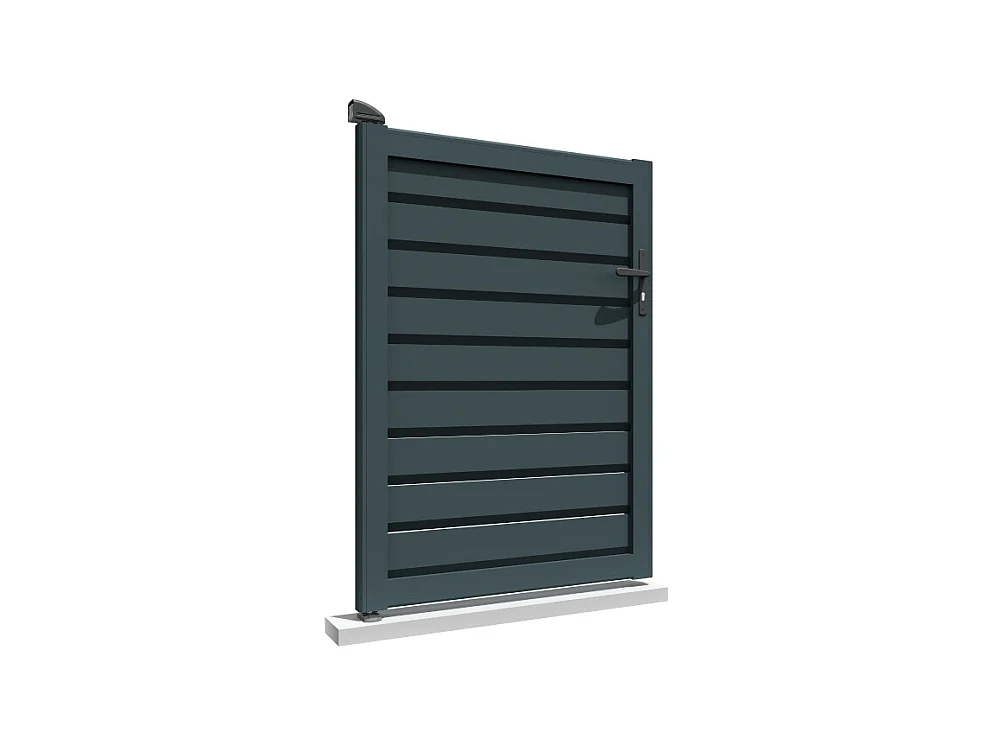 Portillon brise-vue L 1000 x H 1407 mm - Gris anthracite RAL7016ST