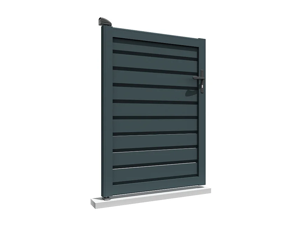 Portillon brise-vue L 1000 x H 1407 mm - Gris anthracite RAL7016ST