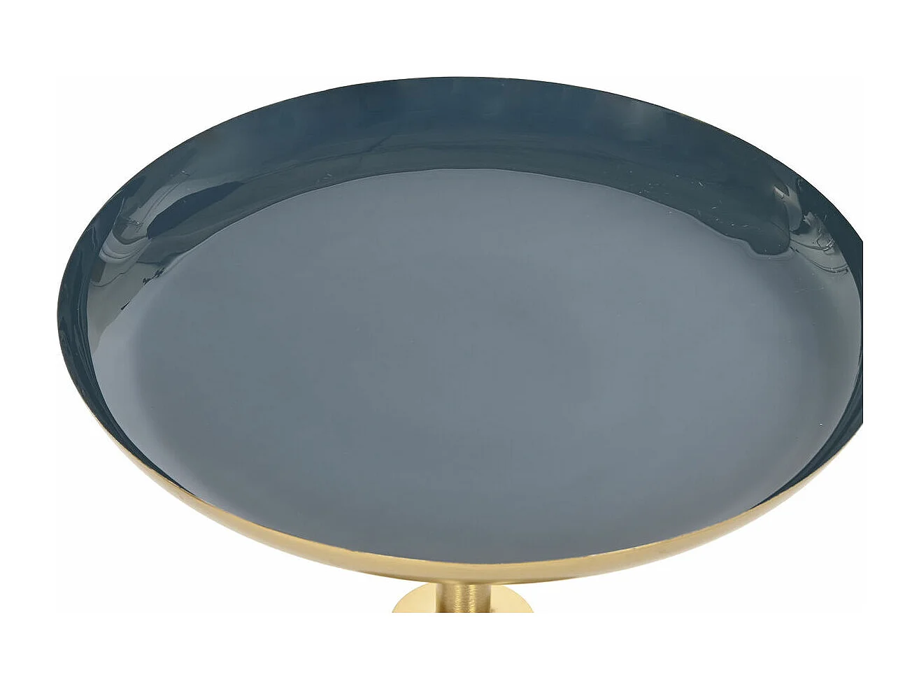 Jeu de 2 tables Home ESPRIT Bleu Doré 40,5 x 40,5 x 48 cm DKD home décor