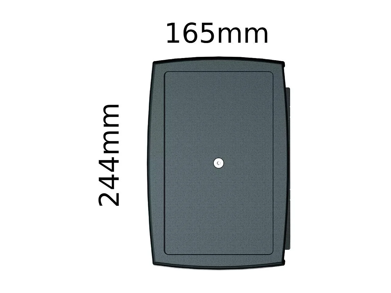 Store banne coffre LEBRON 4,00x3,50 m Motorisé Secours à Télécommande + LED - Gris - Gris