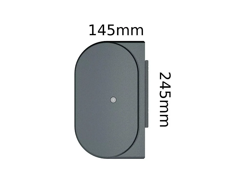 Store banne coffre CELESTE 5,00x3,00 m Motorisé Secours à Télécommande - Gris - Taupe