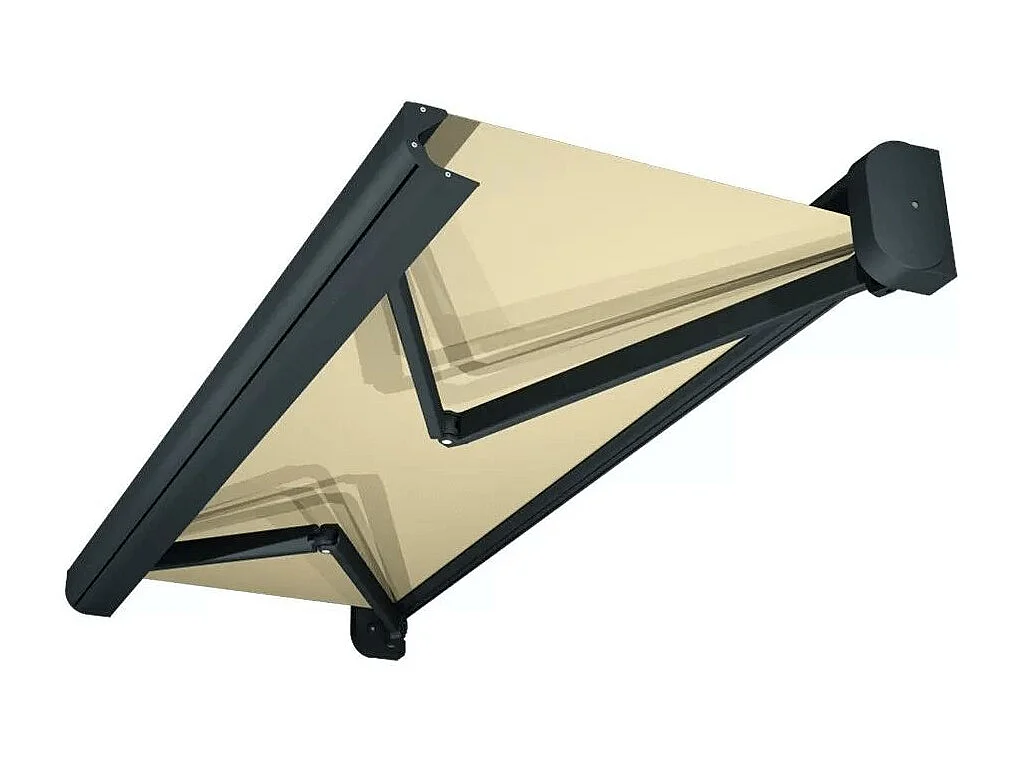 Tenda cassonetto CELESTE 4,00x3,00 m Manuale - Grigio - Beige