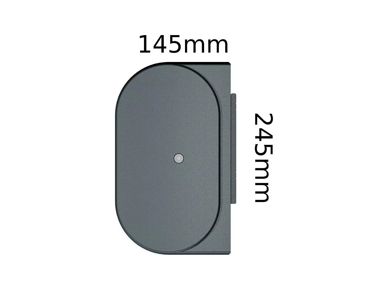 Store banne coffre CELESTE 5,00x3,00 m Motorisé Secours à Télécommande + LED - Gris - Gris