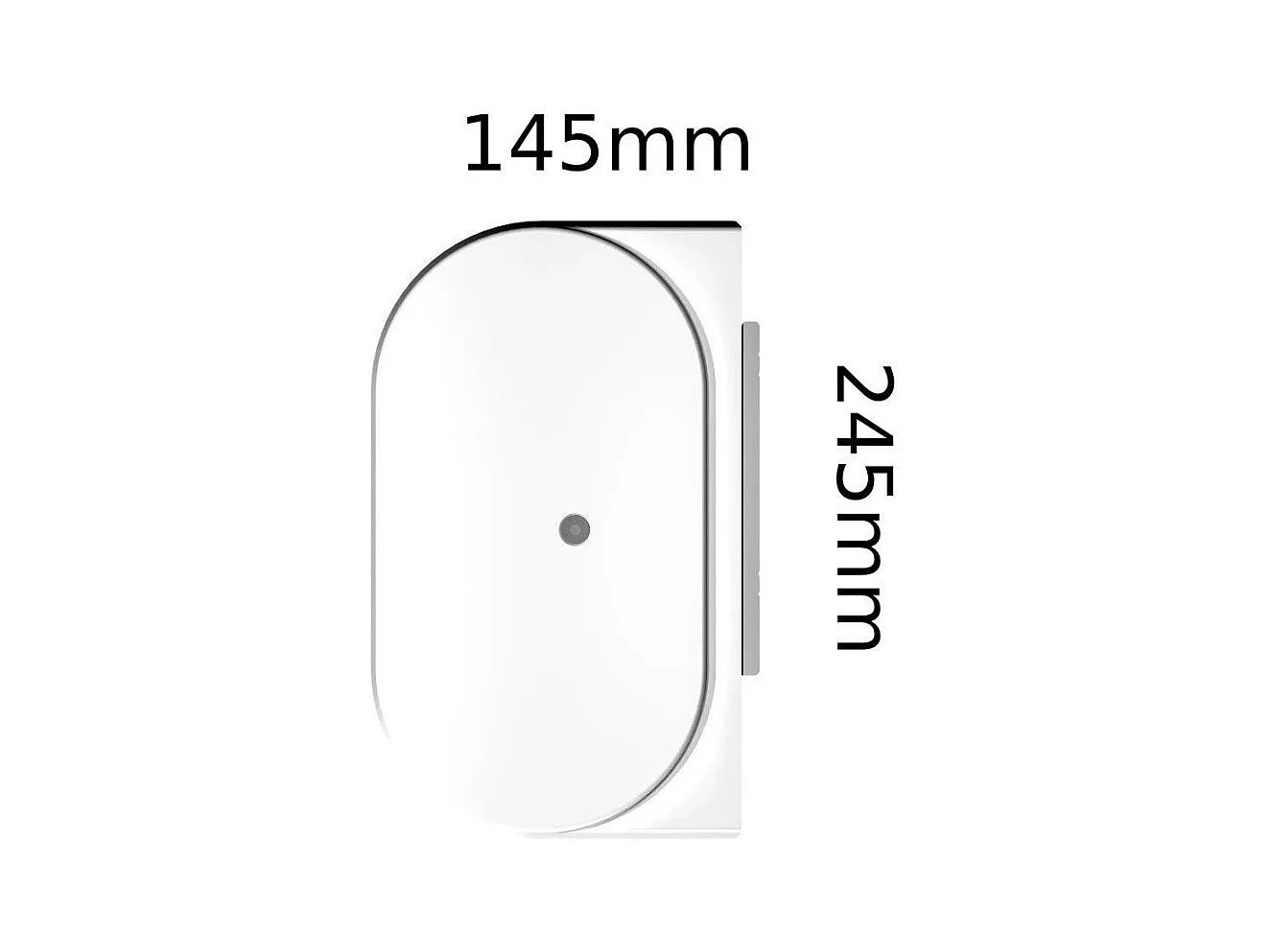 Store banne coffre CELESTE 4,00x3,00 m Motorisé Secours Télécommande + LED - Blanc - Gris