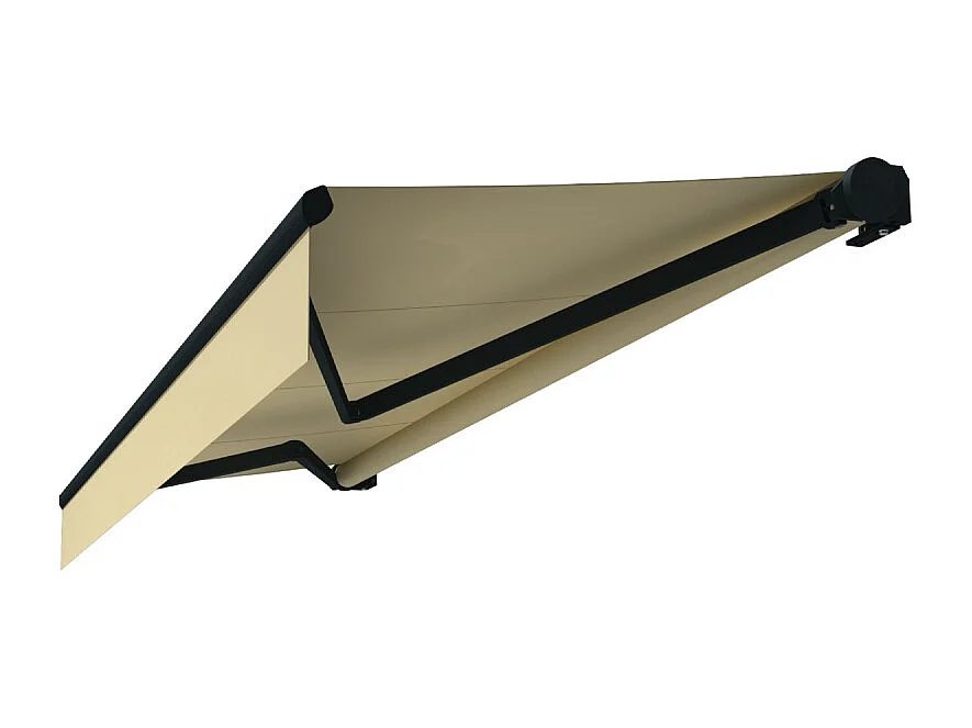 Tenda bracci estensibili DIONEA 4,00x3,00 m Motorizzato + Emergenza - Grigio - Beige