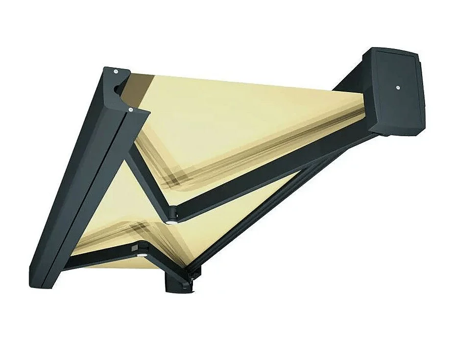 Tenda cassonetto SOA 6,00x3,50 m Manuale - Grigio - Beige