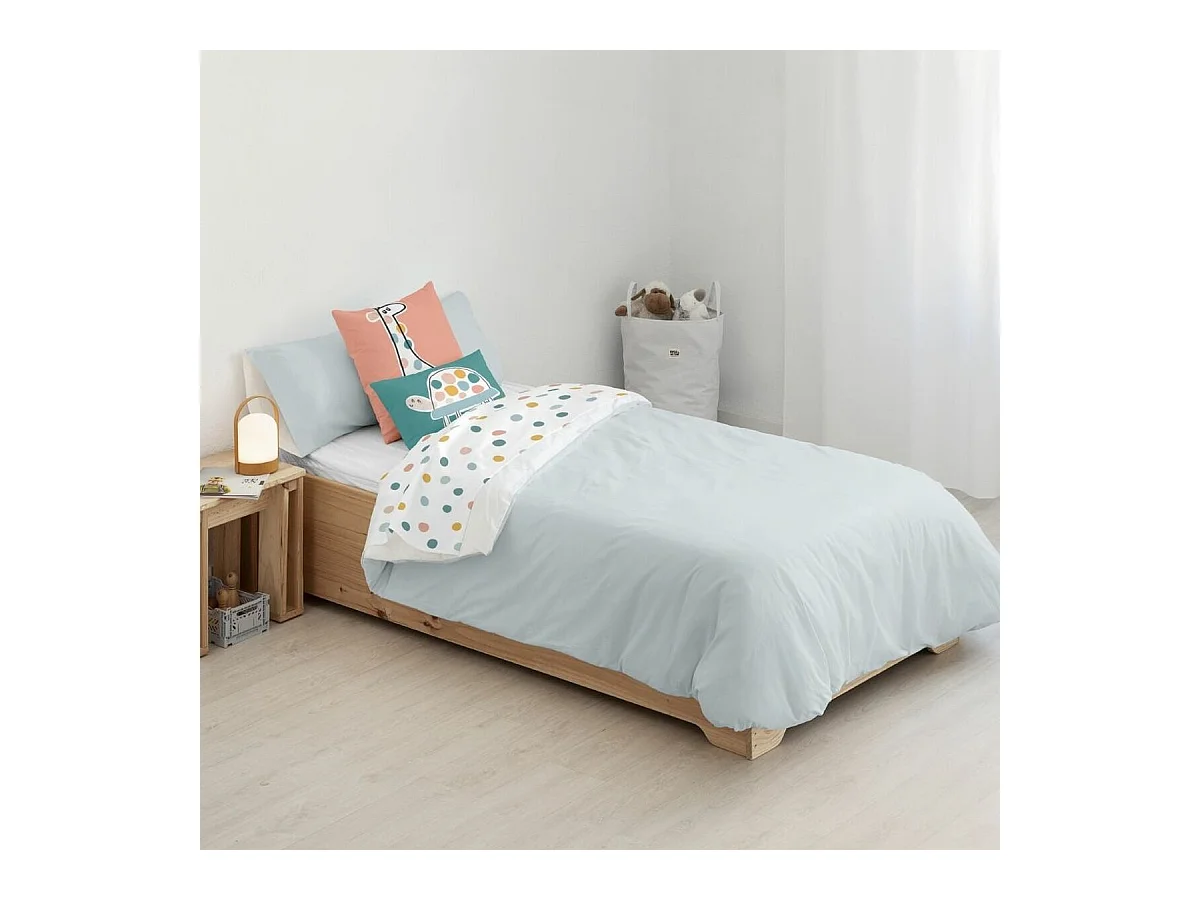 Housse de Couette Kids&Cotton Kanu Bleu 155 x 220 cm