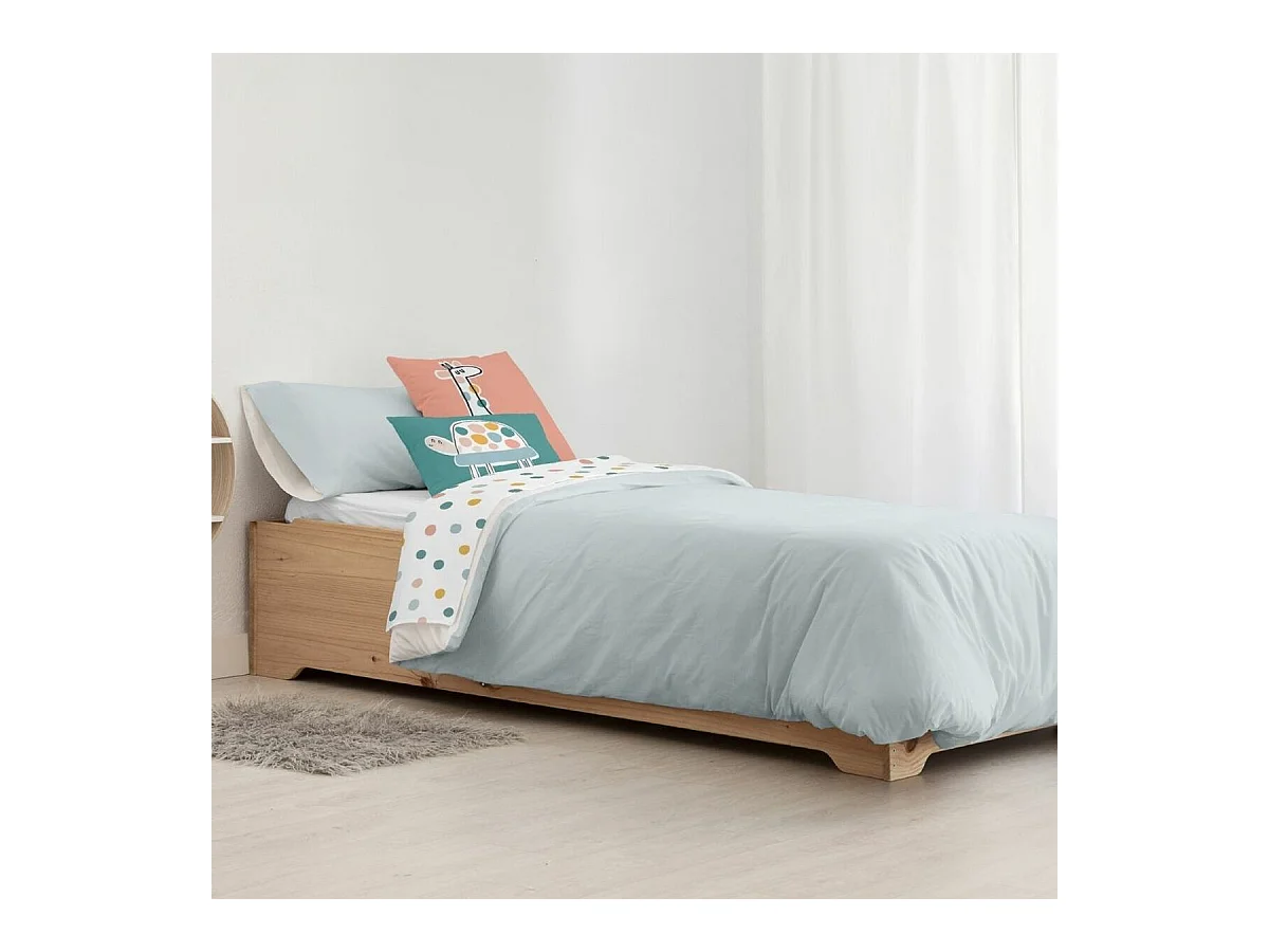 Housse de Couette Kids&Cotton Kanu Bleu 155 x 220 cm