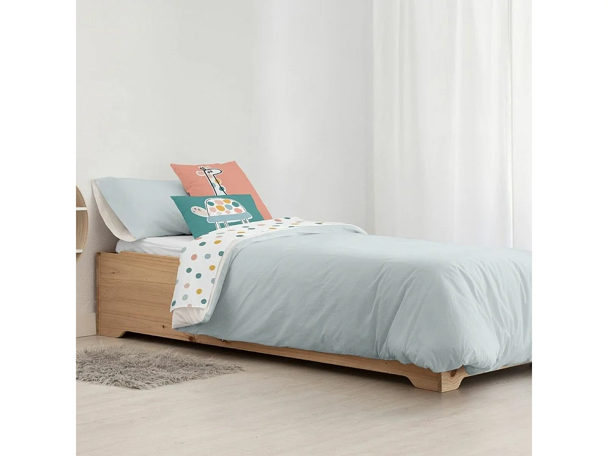 Housse de Couette Kids&Cotton Kanu Bleu 155 x 220 cm