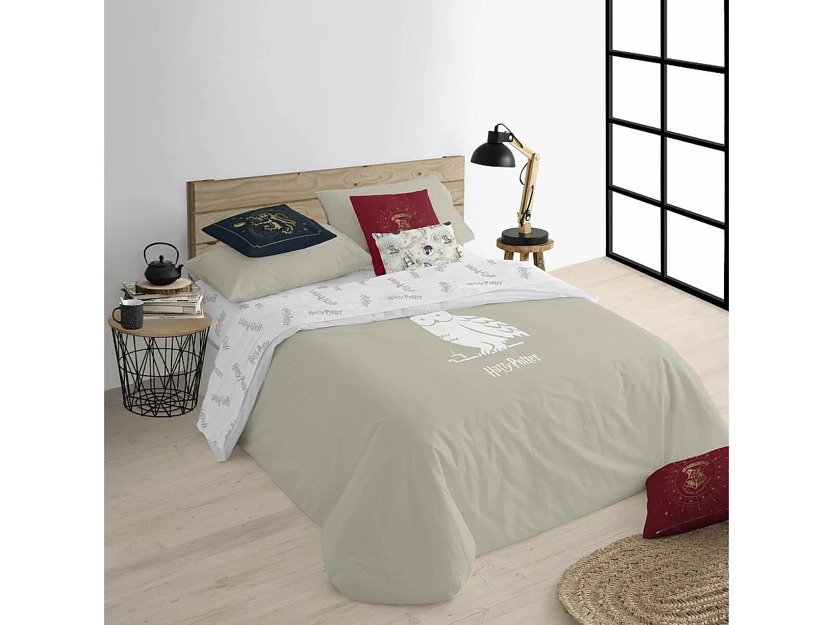 Housse de couette Harry Potter Magical Hedwig, multicolore, 155 x 220 cm, lit 1 personne